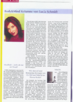 FitnessTribune, Seite 1, September 2001